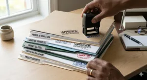 Organizing Documents with GRANTED Stamps