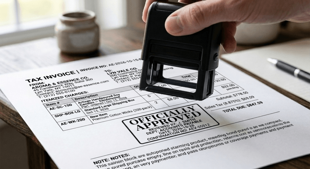 APPROVED Stamp, document control, office efficiency